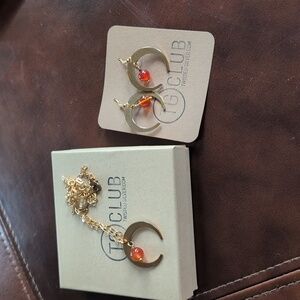 Twisted Silver Carnelian 2 Piece Set